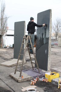 Mauerteil Gestaltung 1